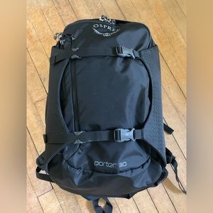 Osprey Porter 30 travel backpack black